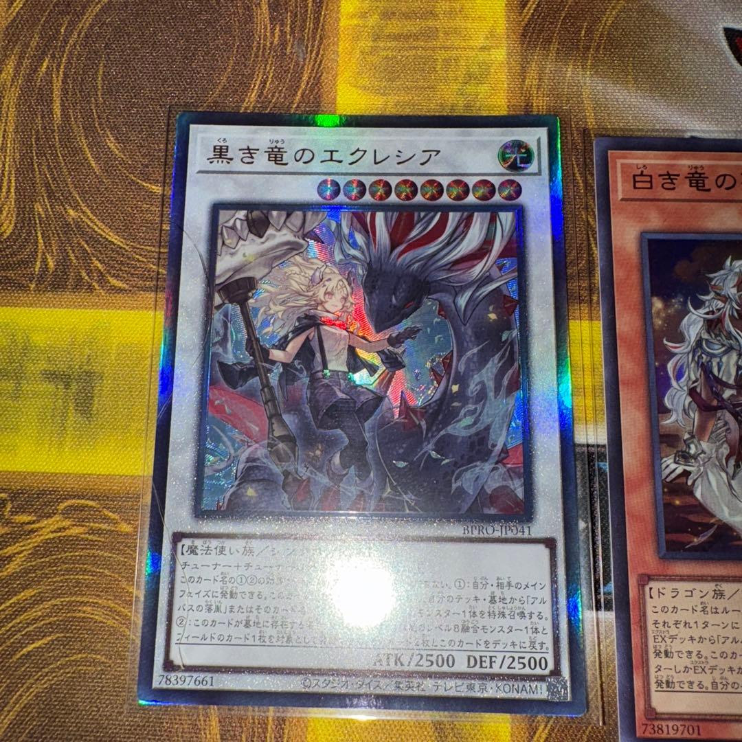 遊戯王 白き竜の落胤 黒き竜のエクレシア - メルカリ