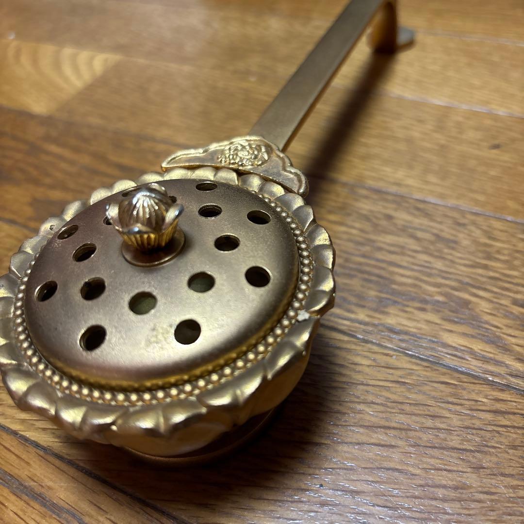 寺院仏具 柄香炉