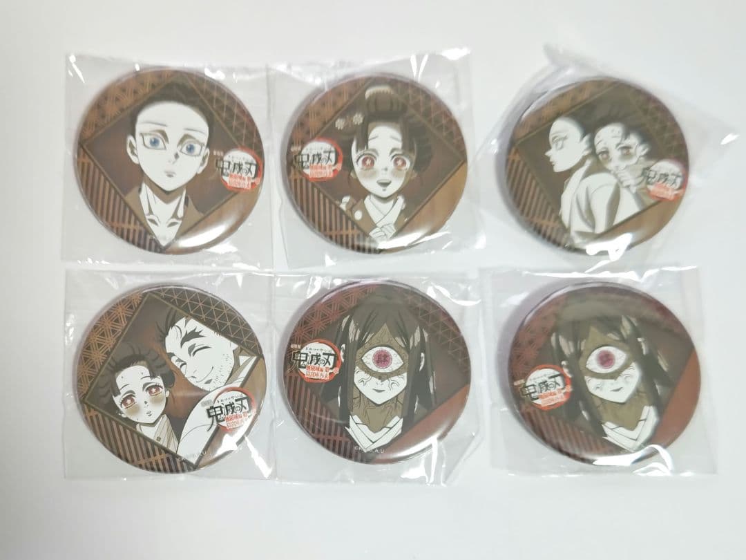 鬼滅の刃 ufotable DINING お楽しみくじ 缶バッジ 6点セット - メルカリ