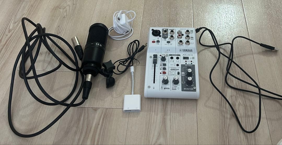 YAMAHAAG03MK2 マイク オーディオインターフェース マイク セット