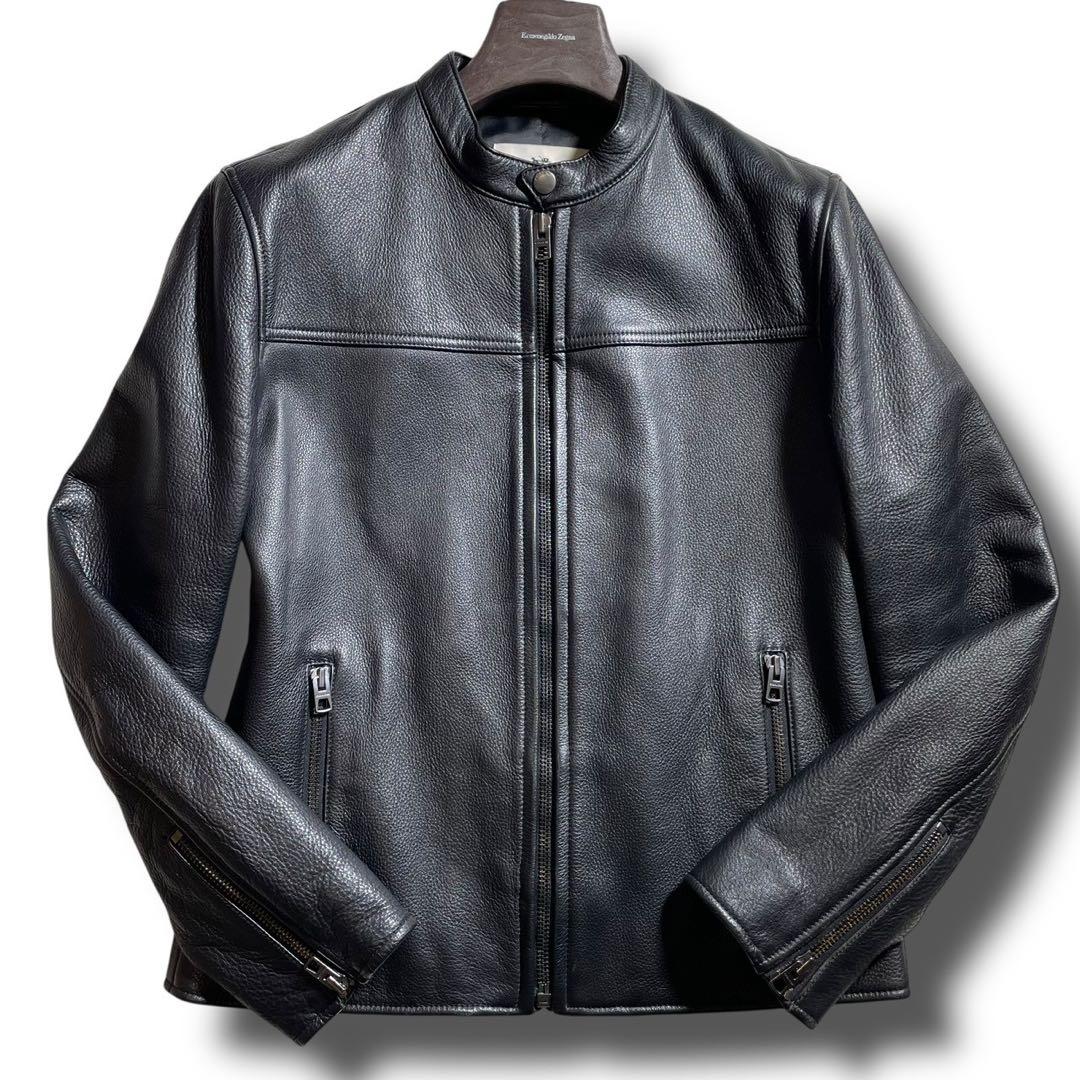 COACH シングルライダースジャケット　レザージャケット　ブラック　レザー COACH（コーチ） シングル ライダースジャケット レザージャケット