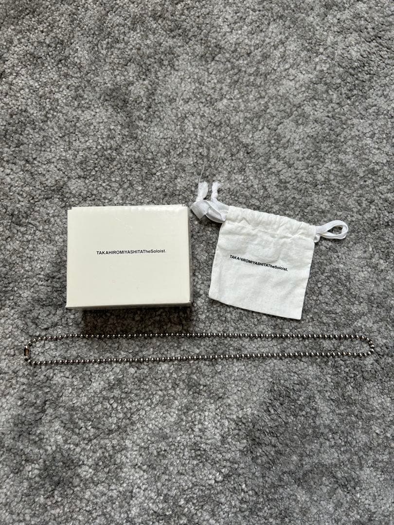 takahiromiyashitathesoloist ボールチェーンネックレス TAKAHIROMIYASHITATheSoloist. (タカヒロミヤシタザソロイスト) single