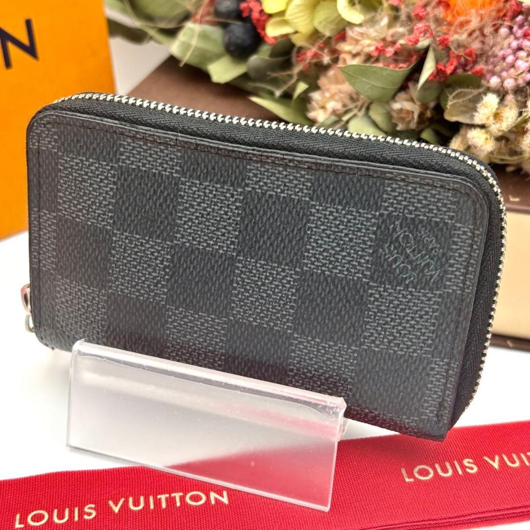 ルイヴィトン ダミエ グラフィット ジッピーパース 小銭入れ 財布 ケース