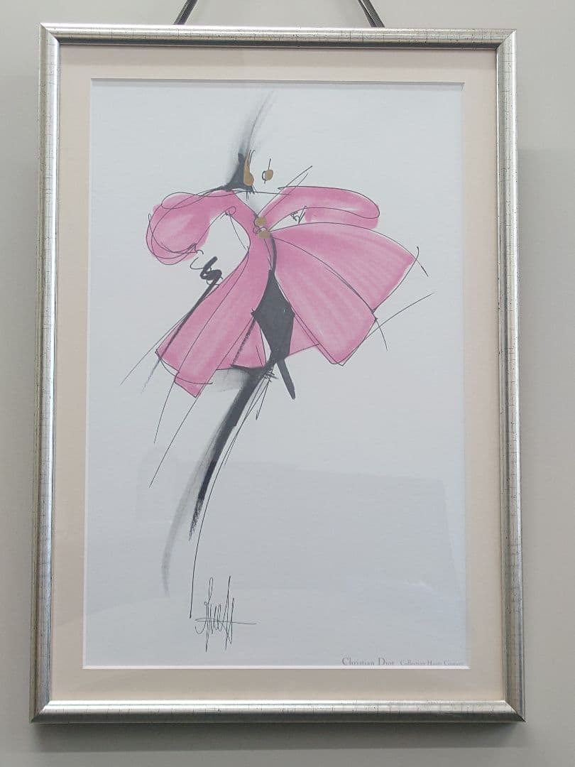 ディオール　デザイン画　Christian Dior