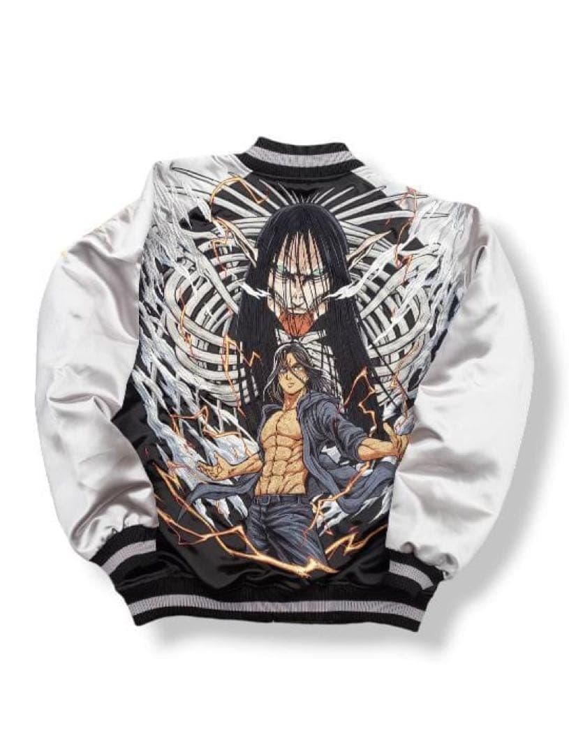 極希少] 進撃の巨人 エレン・ イェーガー スカジャン - メルカリ