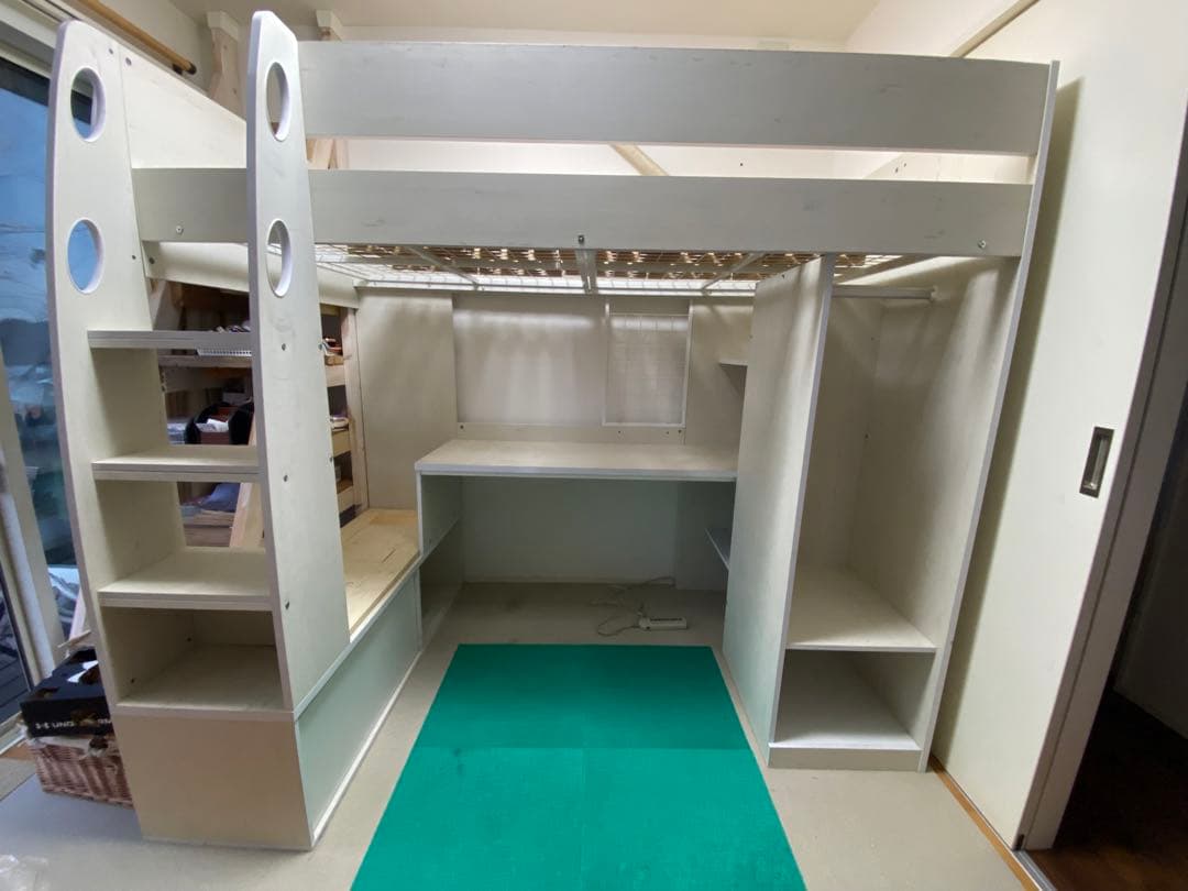 ロフトタイプ システムベッド Compass(コンパス) ホワイト