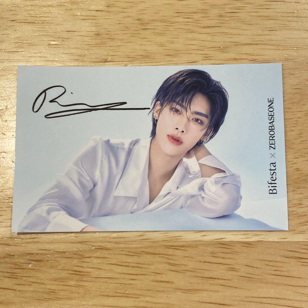 ZEROBASEONE ゼベワン ビフェスタ サイン入りステッカーリッキー