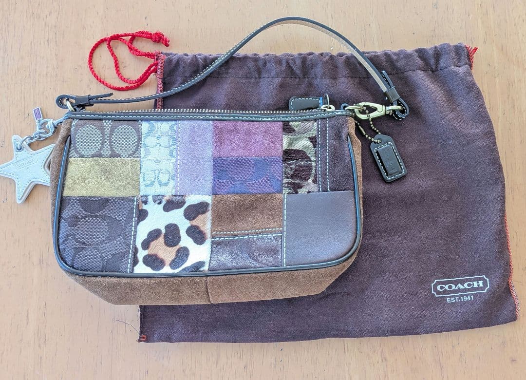 り*な様 COACH マルチカラーパッチワークポーチ り*な様 COACH マルチカラーパッチワークポーチ り*な様 COACH マルチ