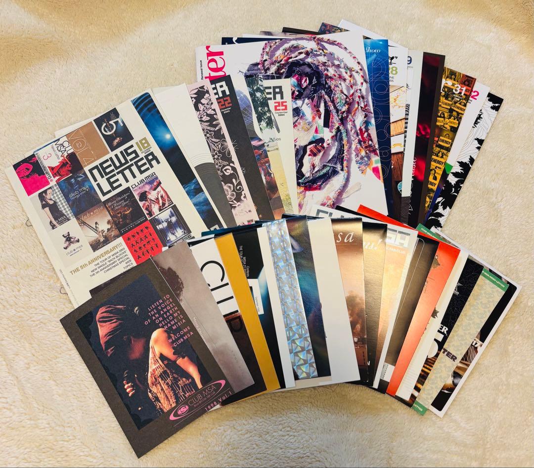 【33冊まとめ売り】MISIA ファンクラブ　会報誌　vol.1〜33