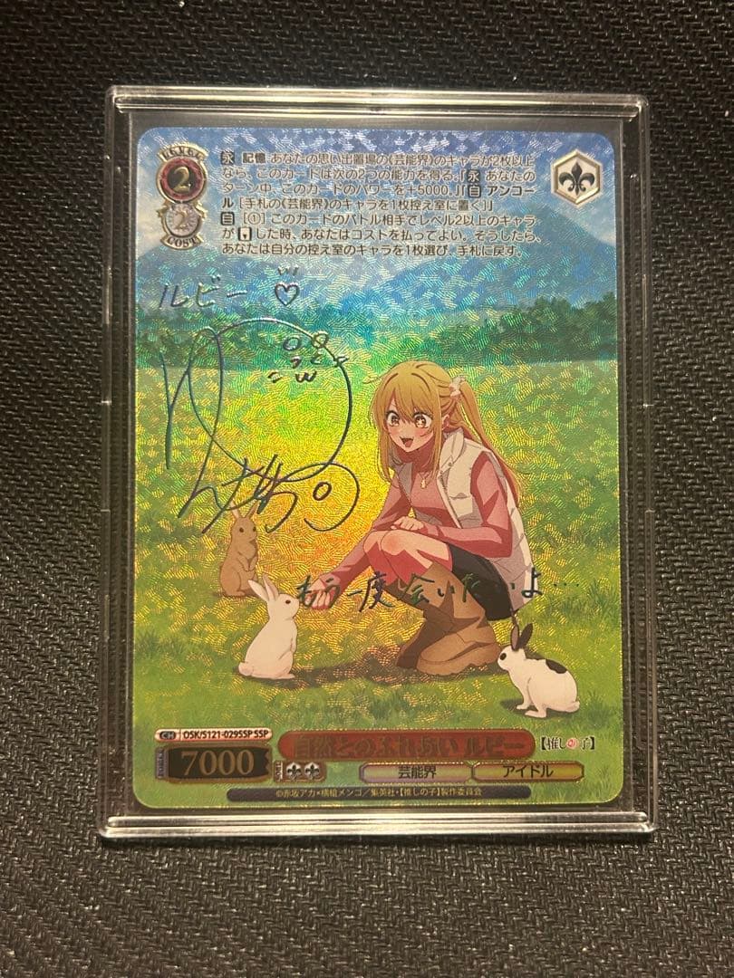 【極美品！】推しの子　ヴァイス　自然とのふれあい　ルビー　SSP サイン