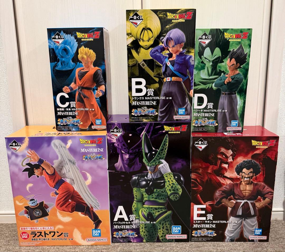 一番くじ　ドラゴンボール　未来への決闘　フィギュア6体コンプセット 最安値 ドラゴンボール一番くじ 未来への決闘 フィギュア6体