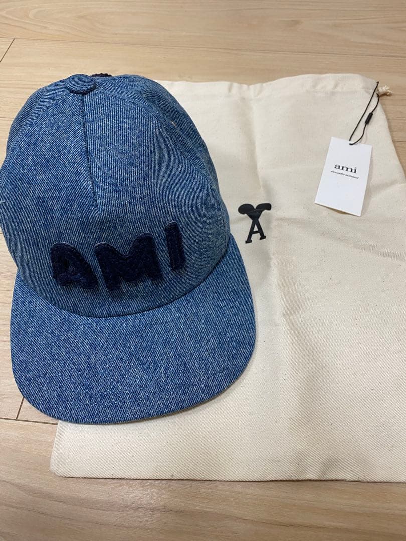 アミパリス　デニム　キャップ AMI Alexandre Mattiussi アミパリス キャップ 帽子 AMI PARIS メンズ