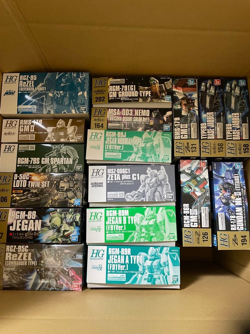 HGガンプラ　まとめ売り　宇宙世紀セット17点