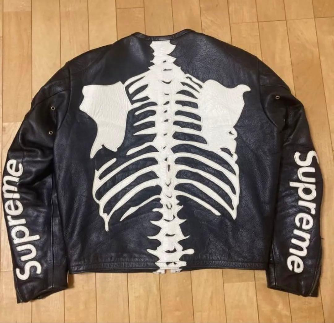 美品 Supreme Vanson Leather Bones Jacket - メルカリ