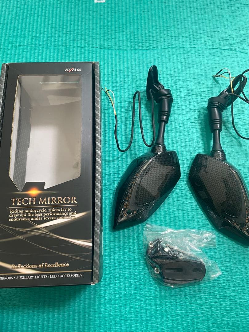 KIJIMA TECH MIRROR TECH06 キジマ ミラー Amazon | キジマ(Kijima) バイクパーツ ミラー TECH06 カウルミラー