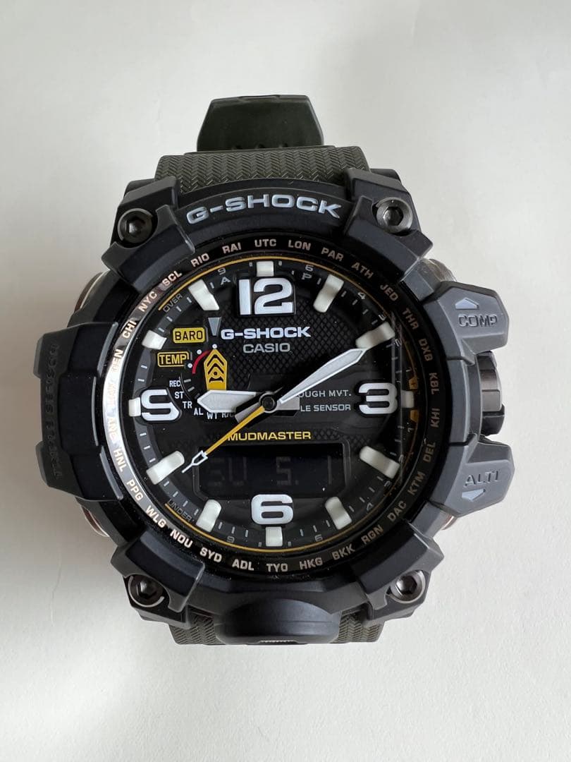 【磨き屋】カシオ G-SHOCK マッドマスター GWG-1000 カーキ