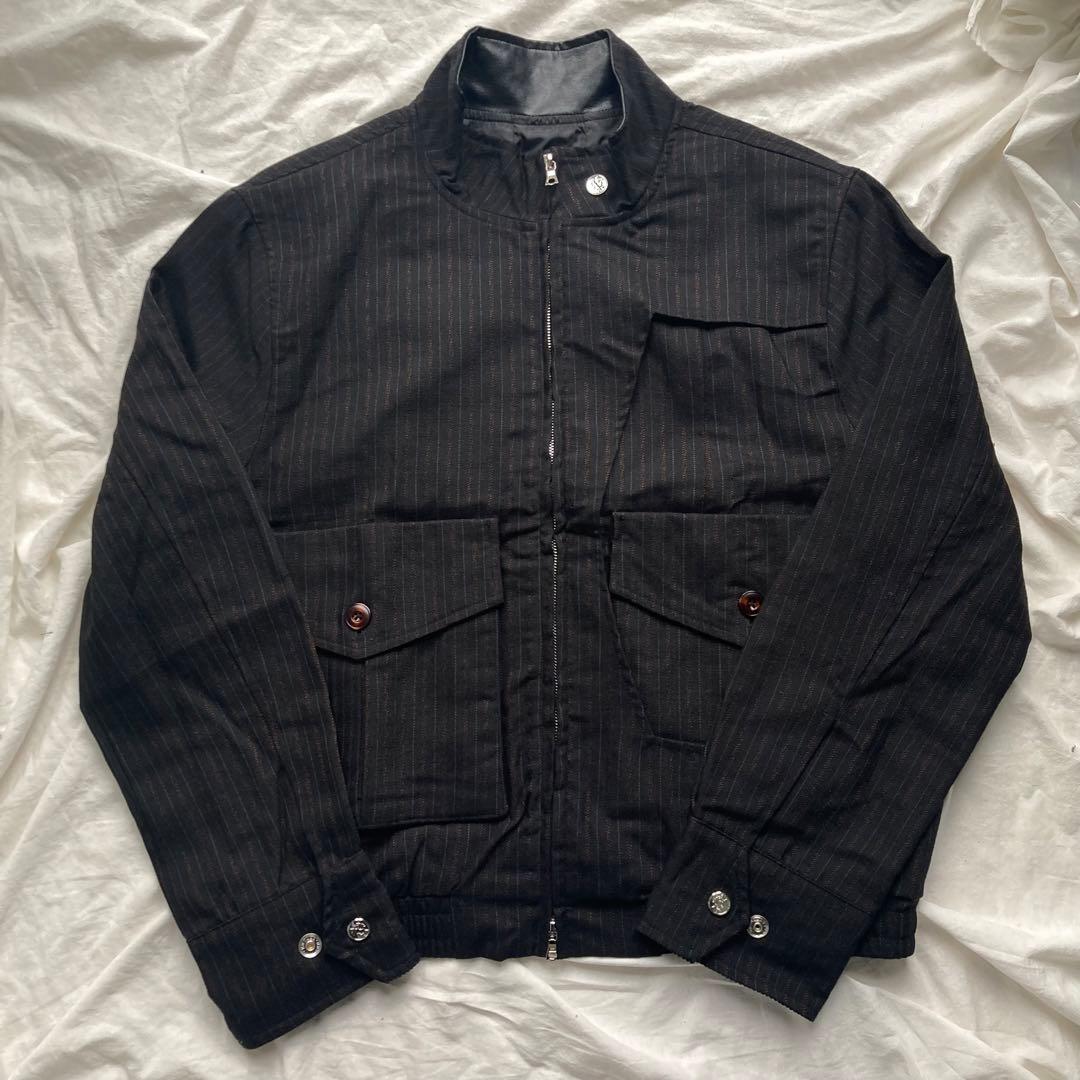 NULLUS DECONSTRUCTED STAND COLLAR JACKET - メルカリ