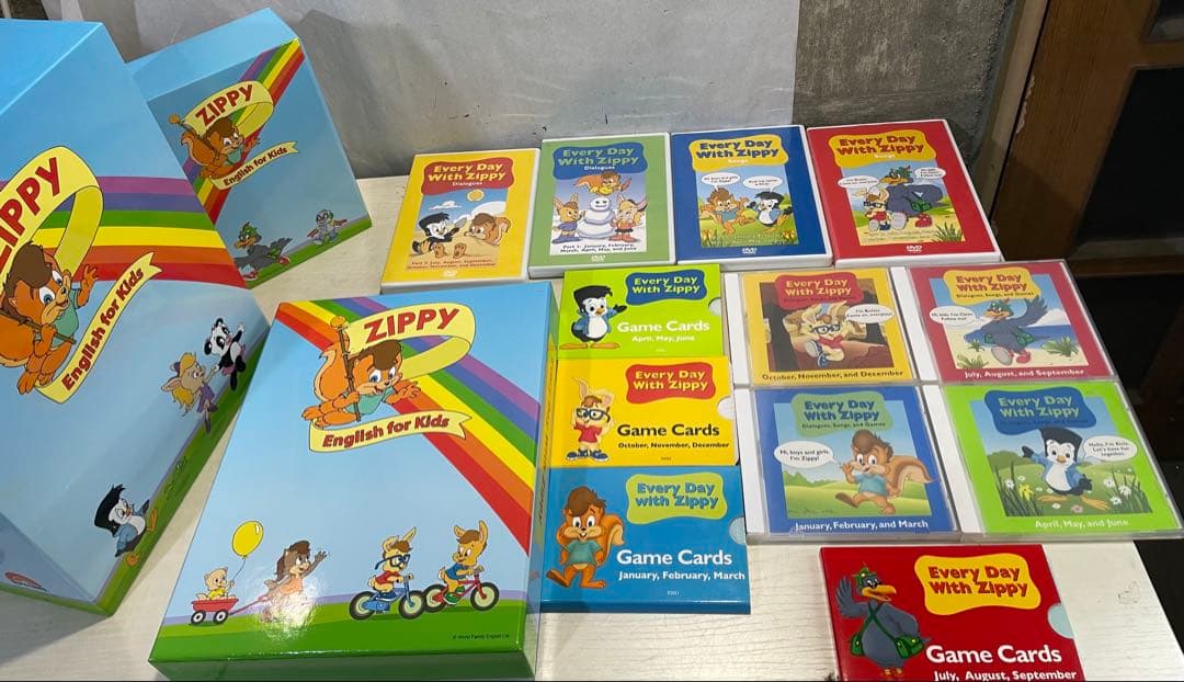 DWE Every Day with Zippy 英語教材セット DVD付き　①