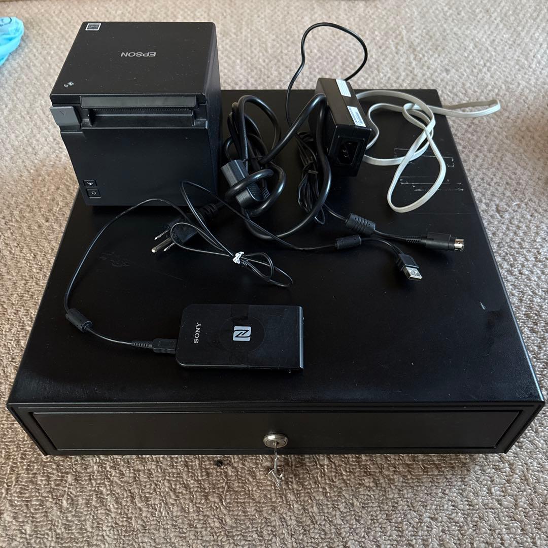 EPSON TM-M30レシートプリンター キャッシュドロワーICカードリーダー