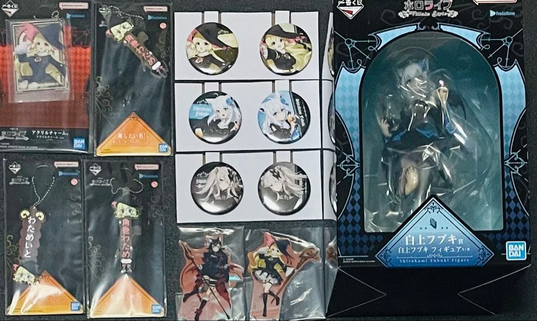 ホロライブ 一番くじ 白上フブキフィギュア含む 10点セット