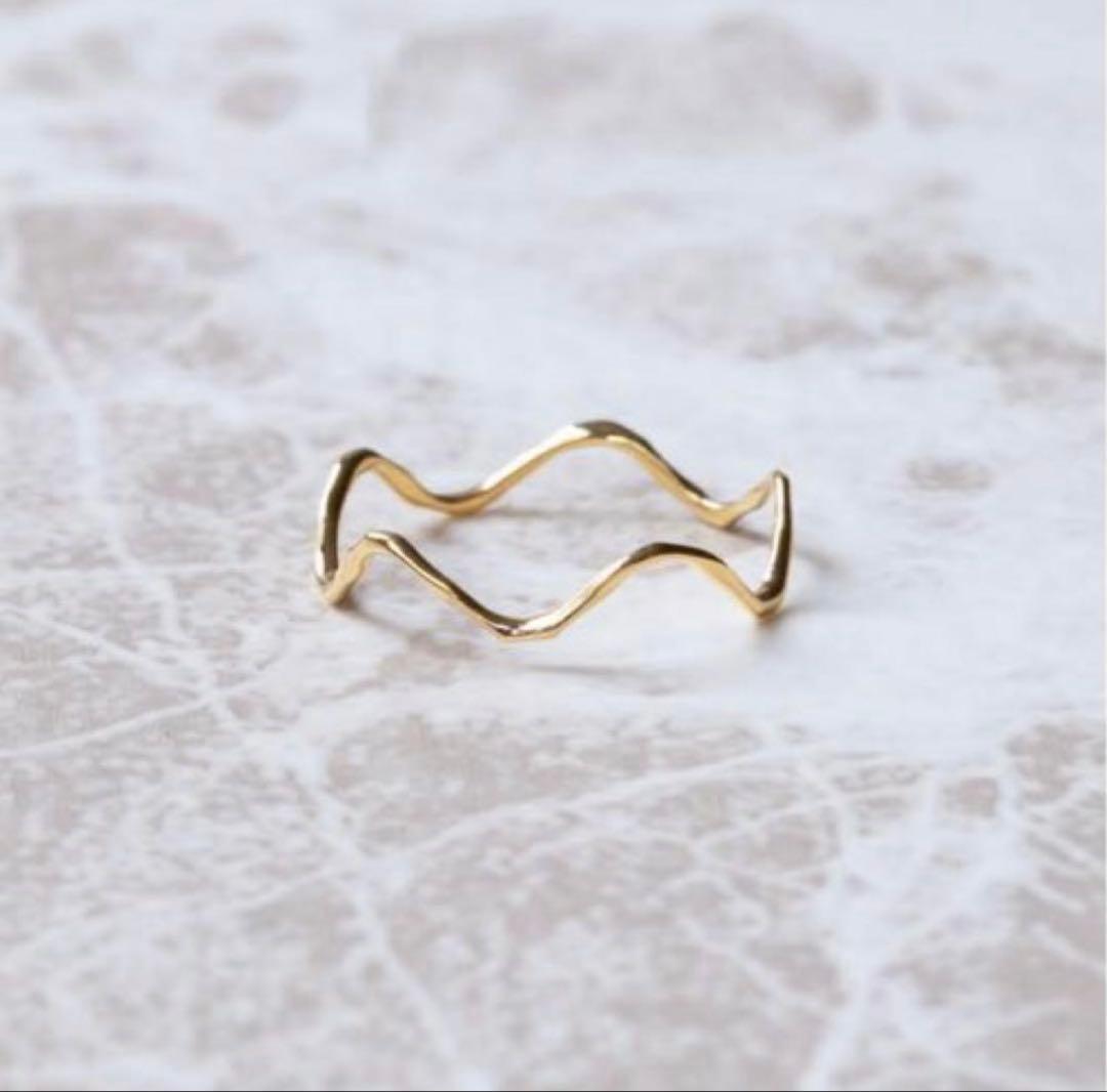 BLOOM K10YG ウェーブリング　14〜15号