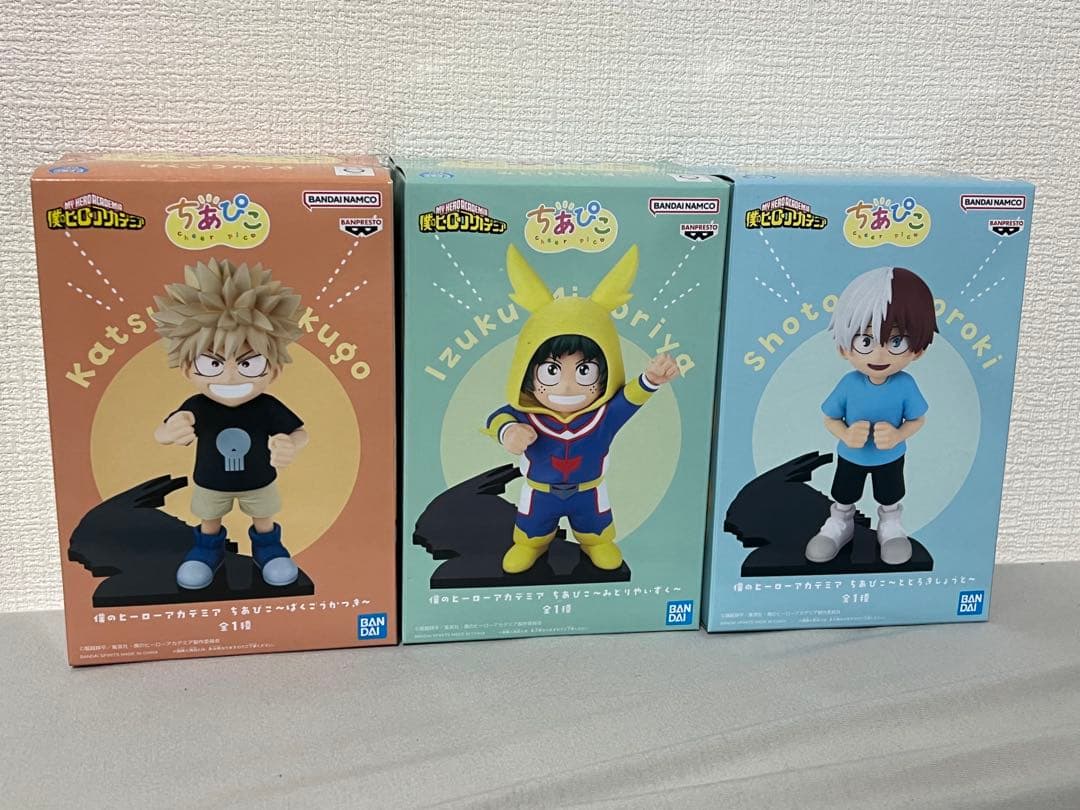 ヒロアカ　ちあぴこ　フィギュア3種