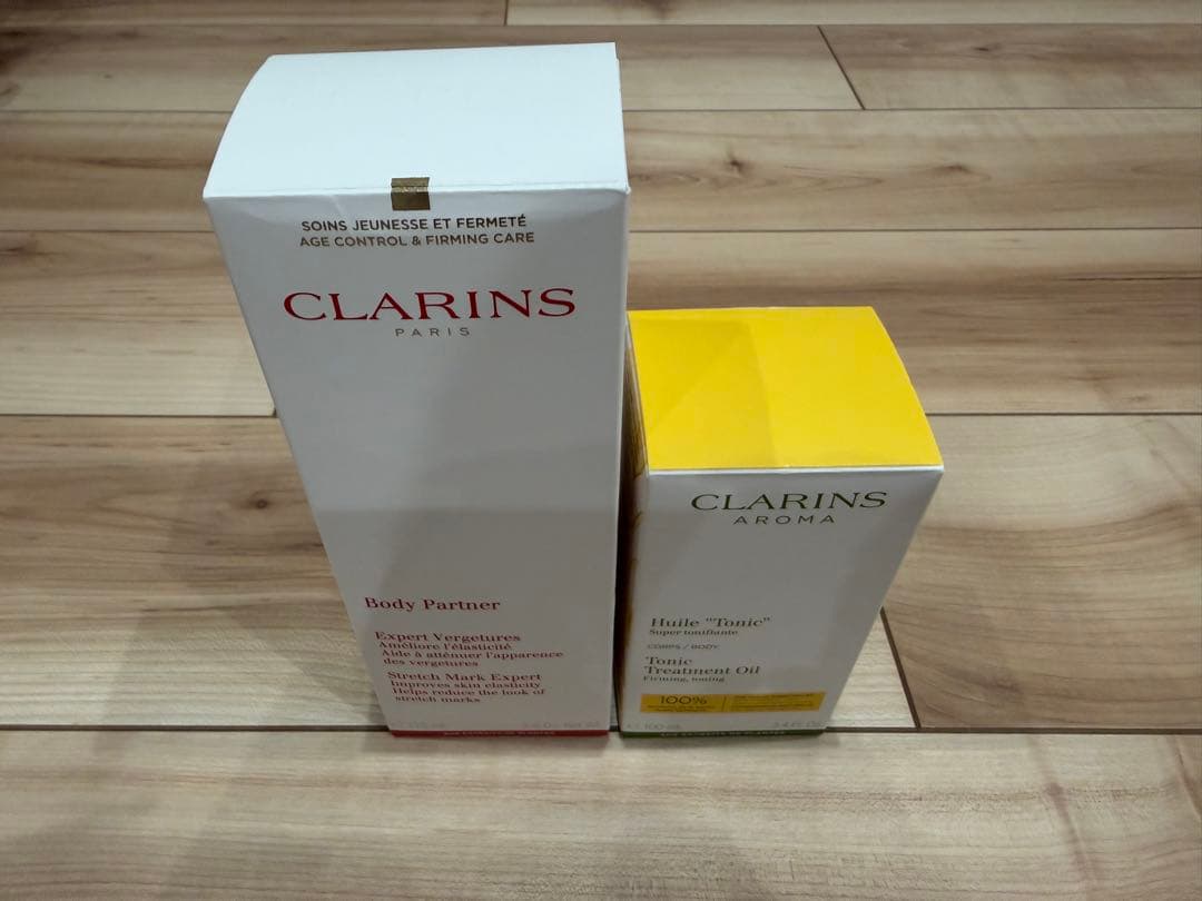 新品未使用 CLARINS ボディクリーム 175ml ボディオイル100ml