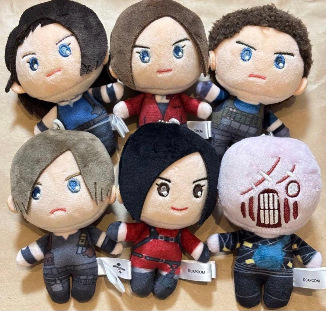 USJ ユニバ バイオハザード コレクタブルマスコット 6種コンプリート レオン