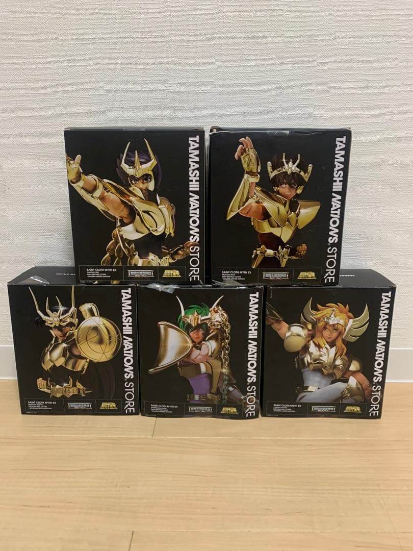 聖闘士星矢のTAMASHII NATIONS限定フィギュア5体セット