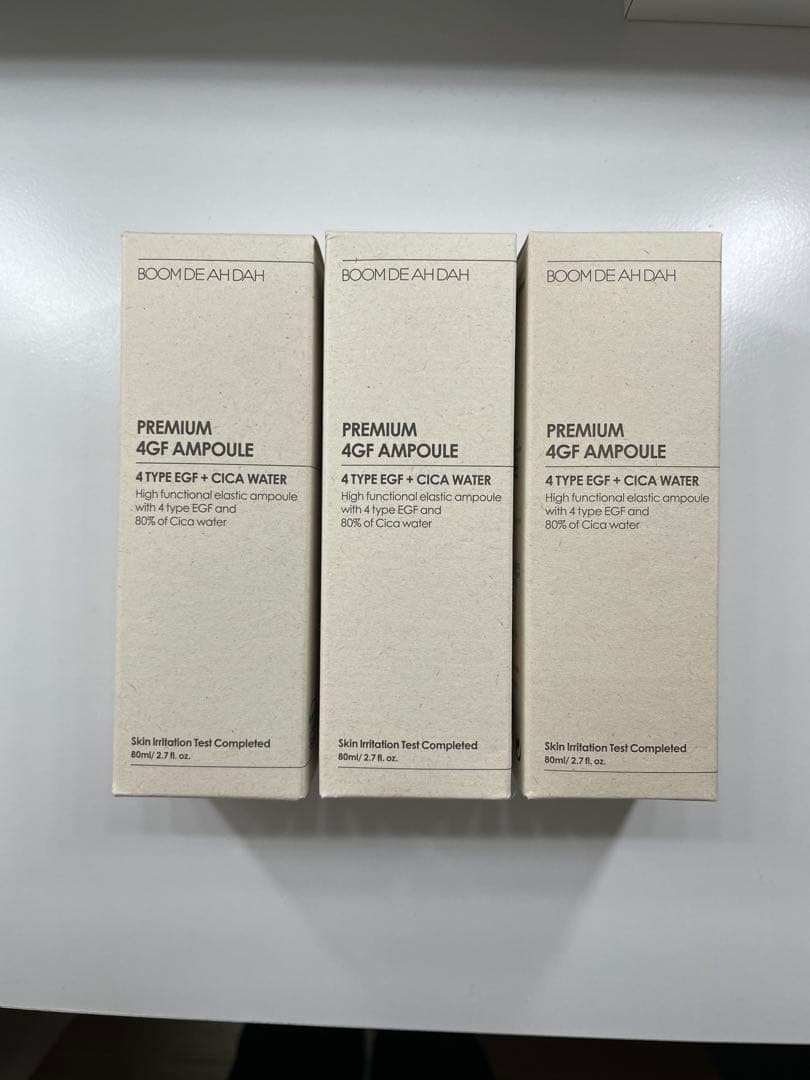 BOOMDEAHDAH PREMIUM 4GF AMPOULE 3本セット