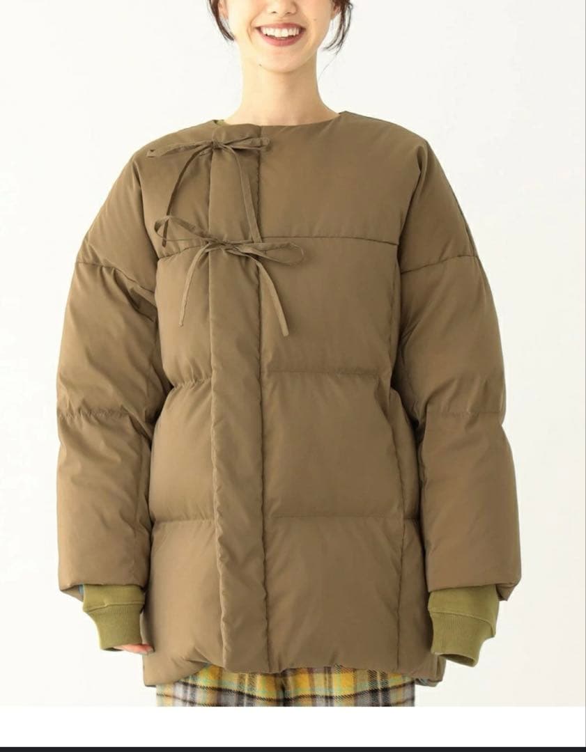 BEAMS BOY ノーカラー　SOLOTEX ダウンジャケット 可愛いフォルム♩新型ダウンが登場！｜ビームス ボーイ 原宿｜BEAMS