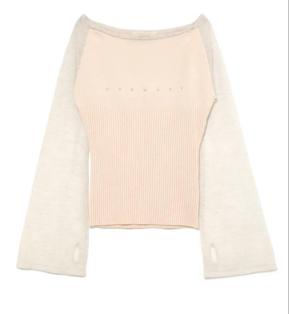 即日発送グレーAmari knit tops新品タグ付き