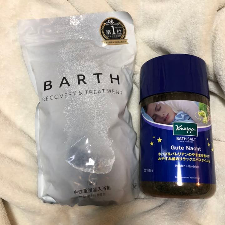 【送料込】薬用 BARTH 中性重炭酸入浴剤 90錠 & クナイプバスソルト