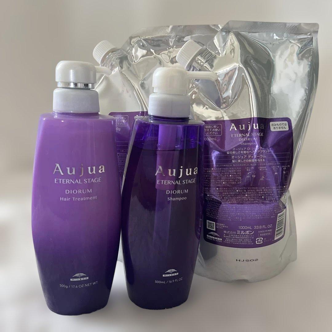 Aujua シャンプー トリートメント 500ml新品詰替1000mlセット