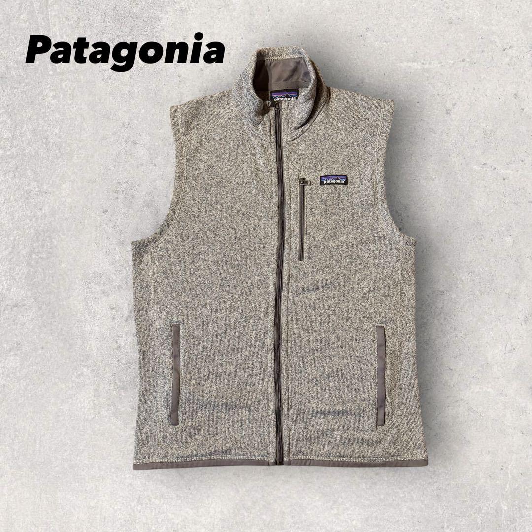 【パタゴニア】ベターセーターベスト　フリースベスト　グレー　19年製　美品 f patagonia（パタゴニア） ニットフリース ベスト メンズ フルジップ