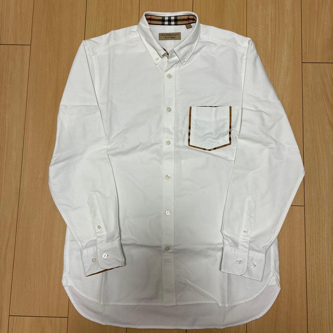 BURBERRY バーバリー　ボタンダウンシャツ 楽天市場】バーバリー ボタンダウンシャツ メンズ 長袖 シャツ