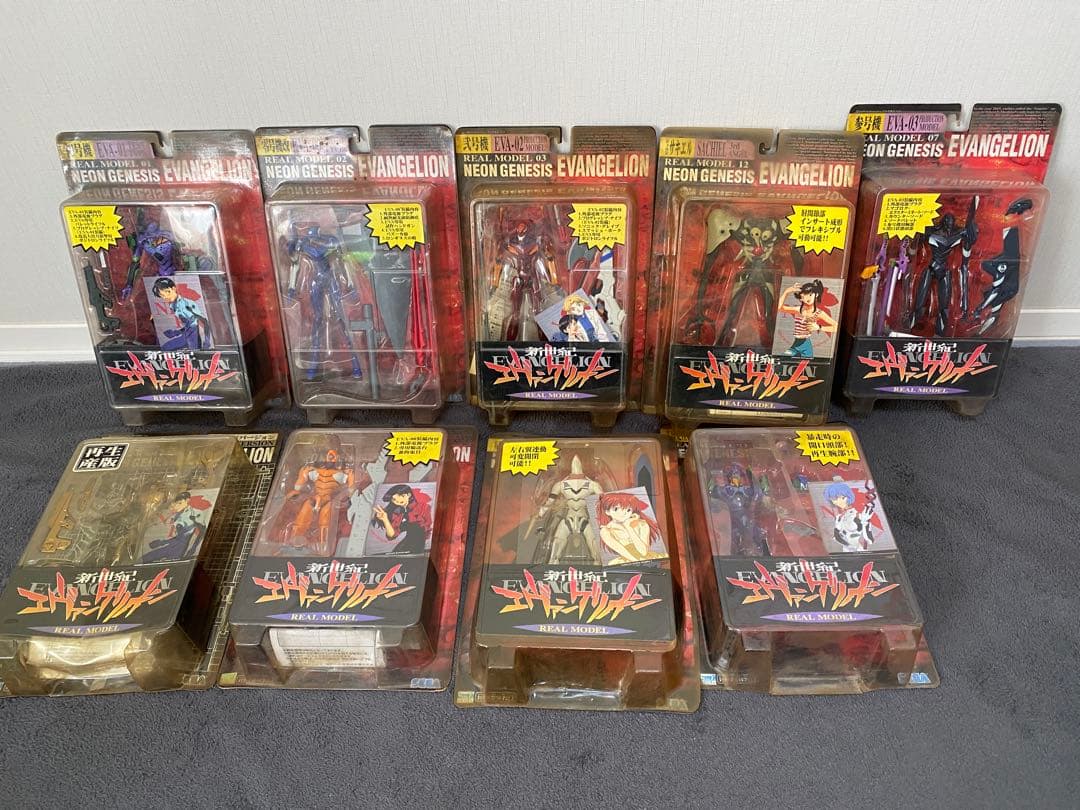 エヴァンゲリオン リアルモデル フィギュア　9セット