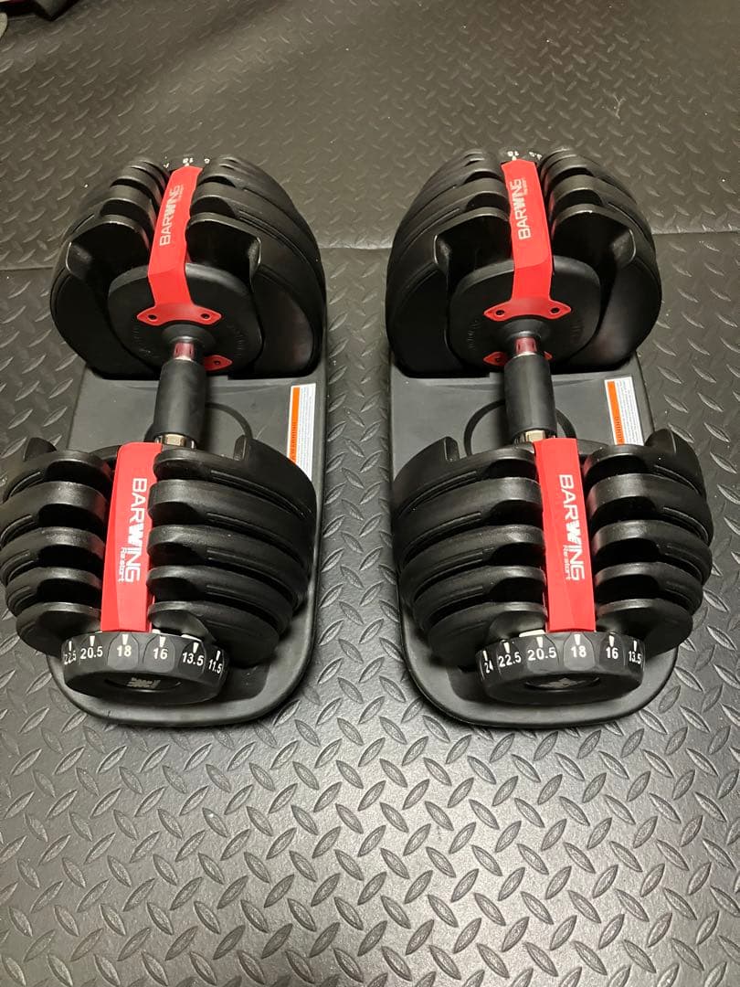 改良モデル可変式ダンベル24kg2個セット お引き取り限定 船橋市