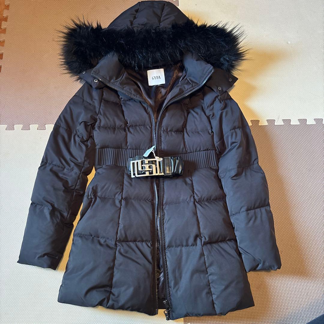 GYDA GDベルト付ロングダウンコート