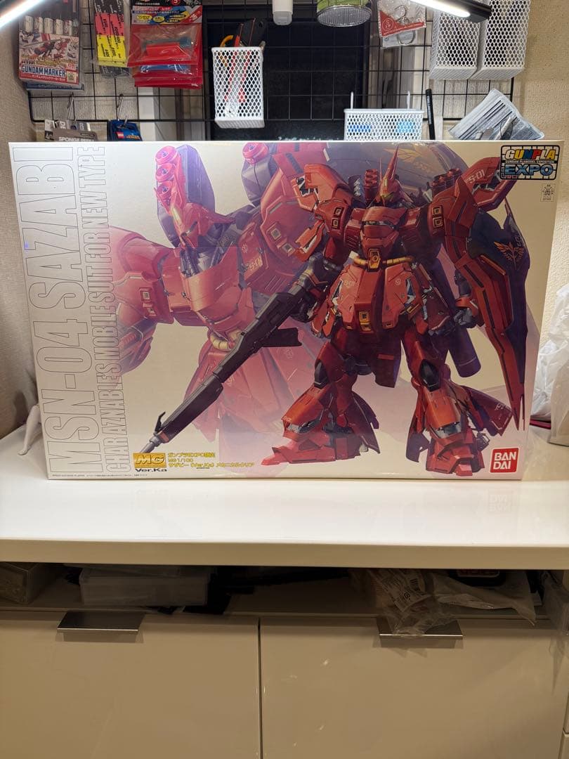 ガンダムEXPO限定 MG サザビー ver.ka メカニカルクリア　未組立