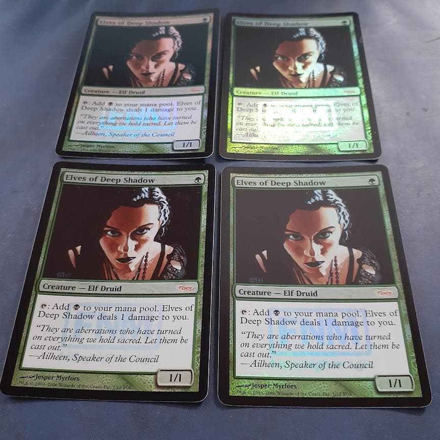 プロモ　foil　深き闇のエルフ/Elves of Deep Shadow
