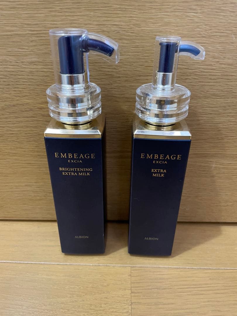 アンベアージュブライトニングエクストラミルク夏用冬用2本セット アルビオン / エクシア アンベアージュ ブライトニング エクストラ