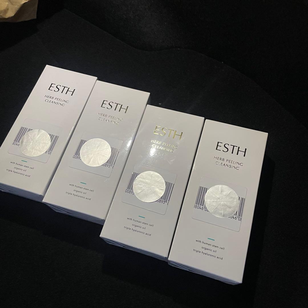 【未開封 美品】エス　ハーブピーリングクレンジング　120g　ESTH 4個