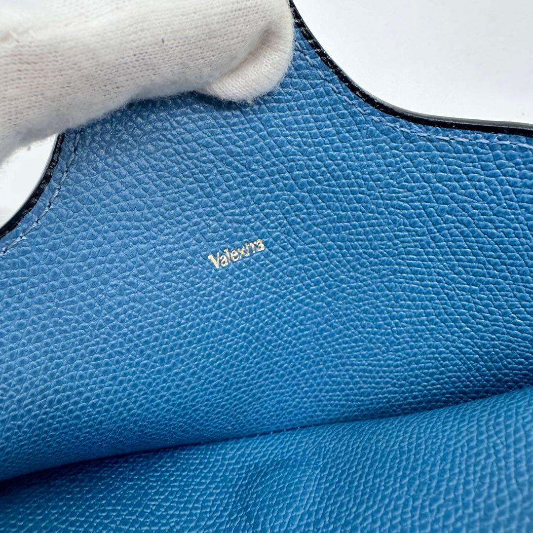 美品☆Valextraヴァレクストラ メガネケース 青色☆B83 - メルカリ