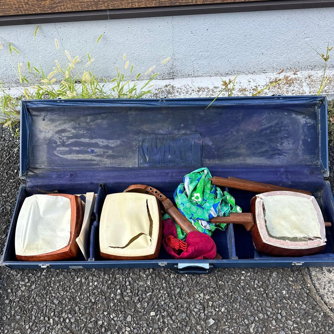 和楽器 三味線 パーツ等 まとめ売り 弦楽器 雅楽 付属品多数