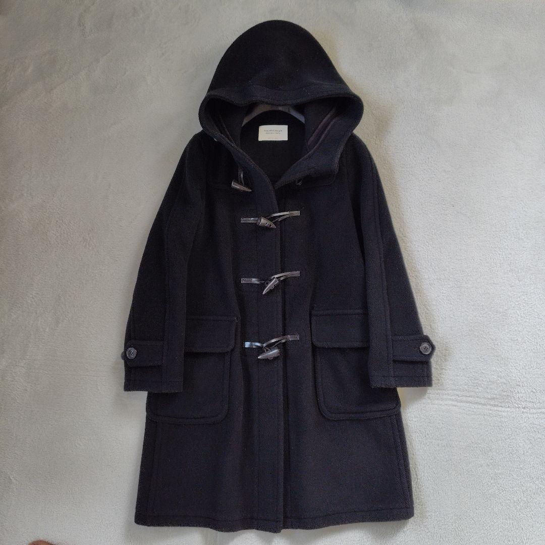 極美品　現行　ビューティフルピープル　ダッフル　ロング　黒　レザー