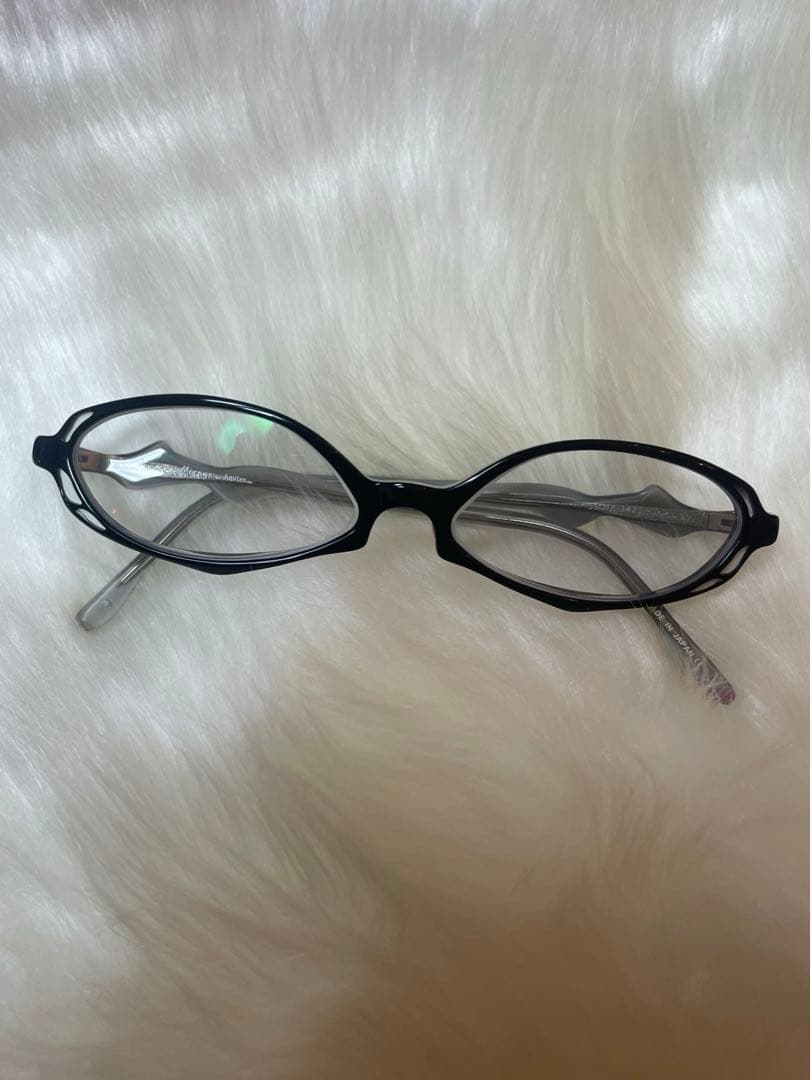 影郎　KAGERO 眼鏡　初期　レア　Mixag Jupiter 作品【Poison5】 col.117 blue 素材:チタニウム #影郎作品集 #影郎