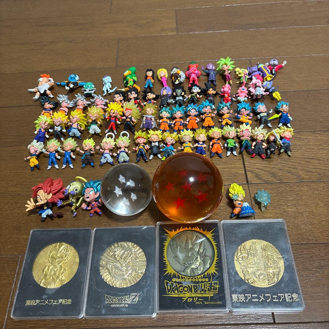 ドラゴンボール　映画記念メダル　フィギュア　五星球 六星球