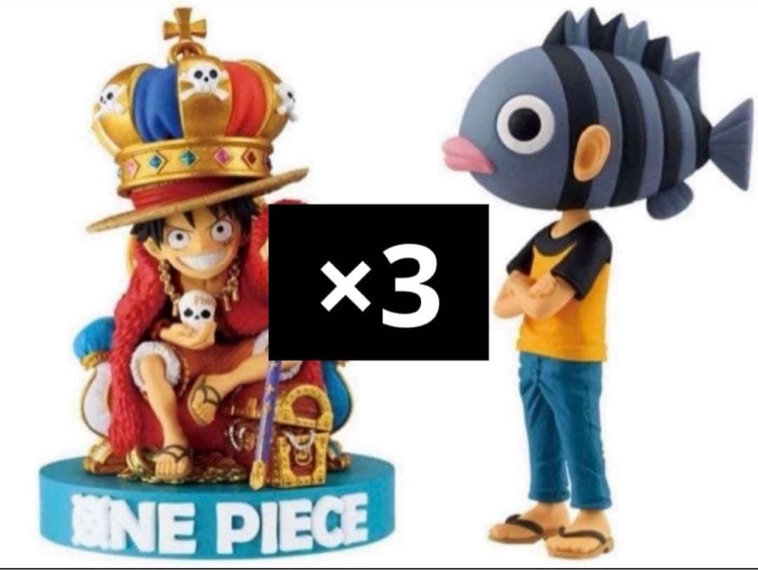 ONE PIECE BASE SHOP ワーコレ 2種類 フィギュア 3セット ONE PIECE ワールドコレクタブルフィギュア ONE PIECE BASE SHOP