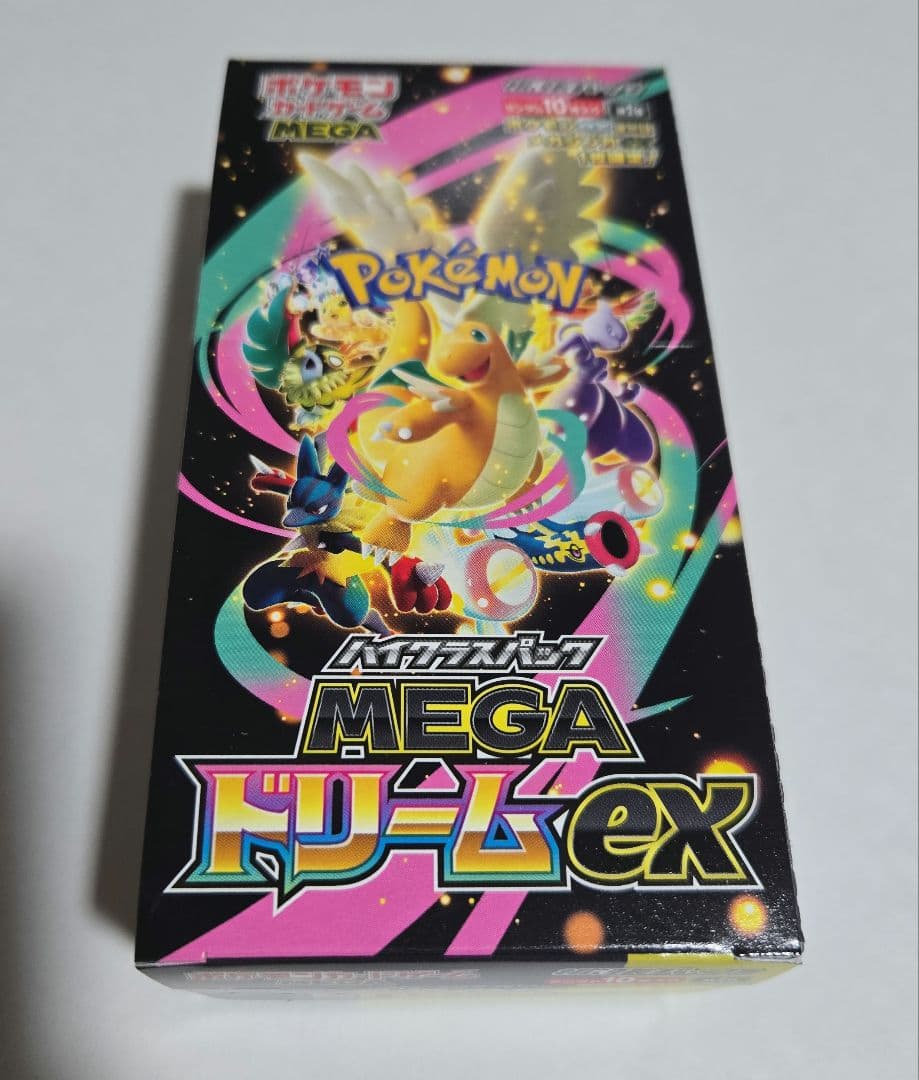 ポケモンカードゲーム MEGA ドリームex 1BOX　シュリンクなし
